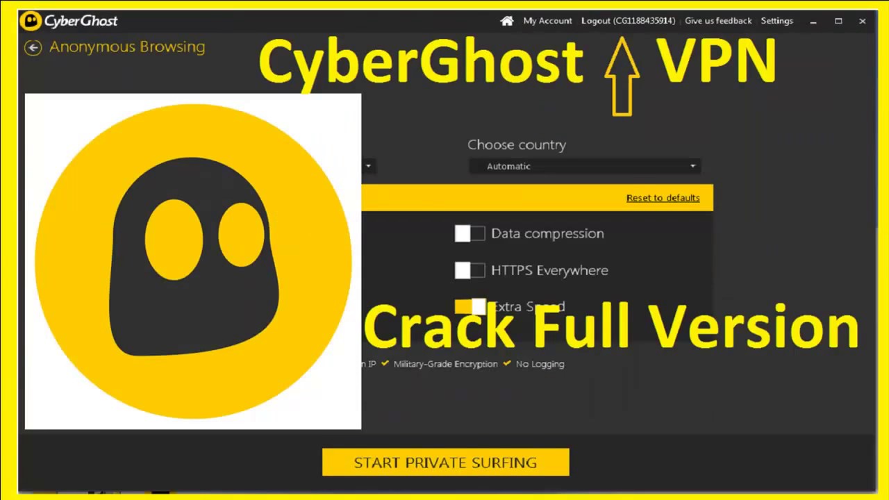 CyberGhost VPN 7.2.4294 Crack Premium Keygen Lifetime {2019}